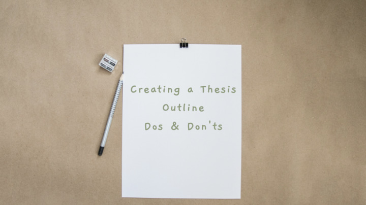 It’s important to avoid certain don’ts to write a good thesis layout