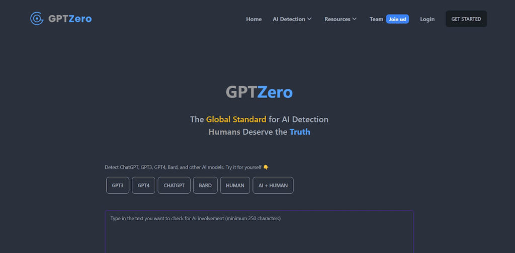 GPTZero app